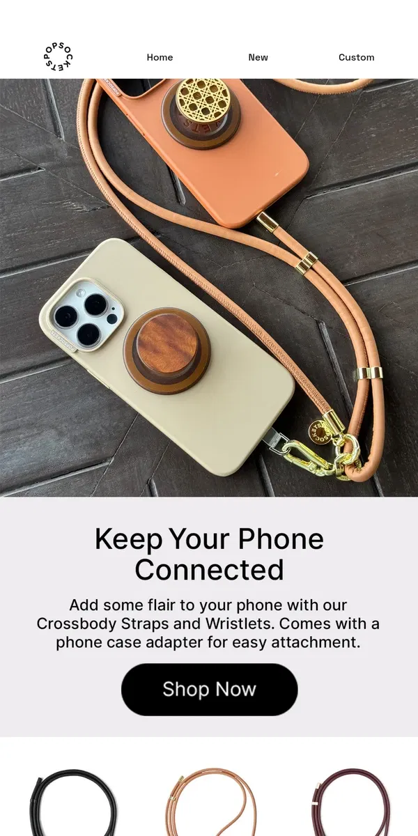 Email from PopSockets. A new way to hold your phone 👋