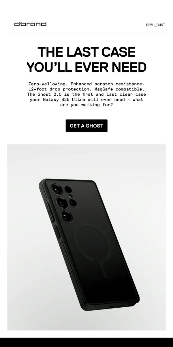 Email from dbrand. Our worst-ever product got 1000x better 📈